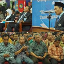 Do'a bersama dipimpin oleh Dr. Marzuki Mz.
